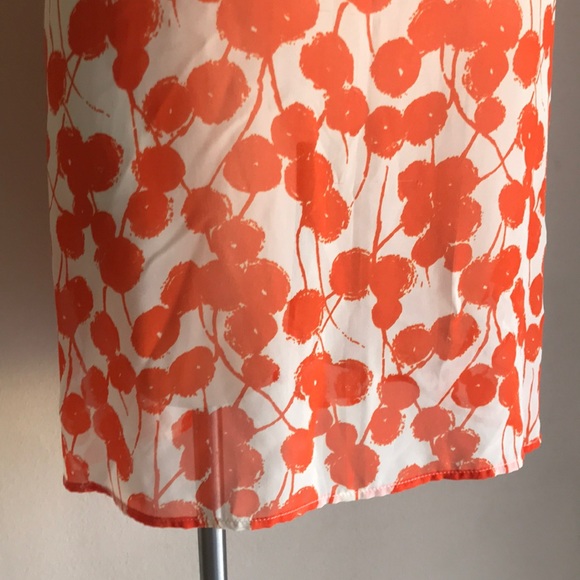 XL dress orange print - Picture 3 of 4